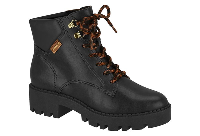 bota coturno salto grosso baixo