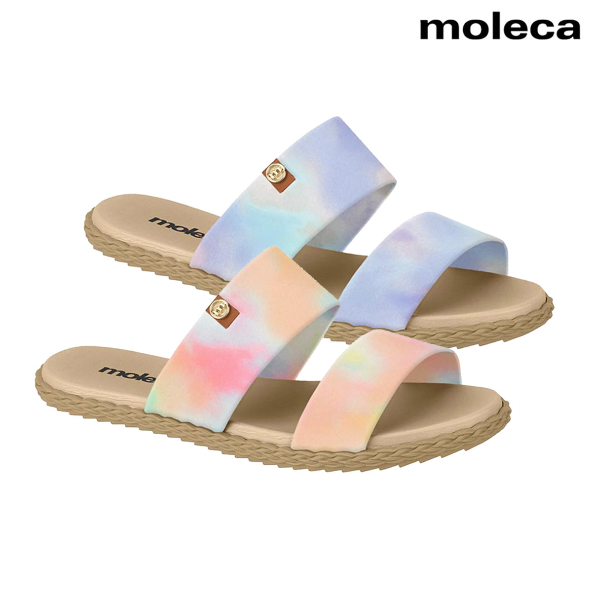 Rasteira moleca tie dye Clearance