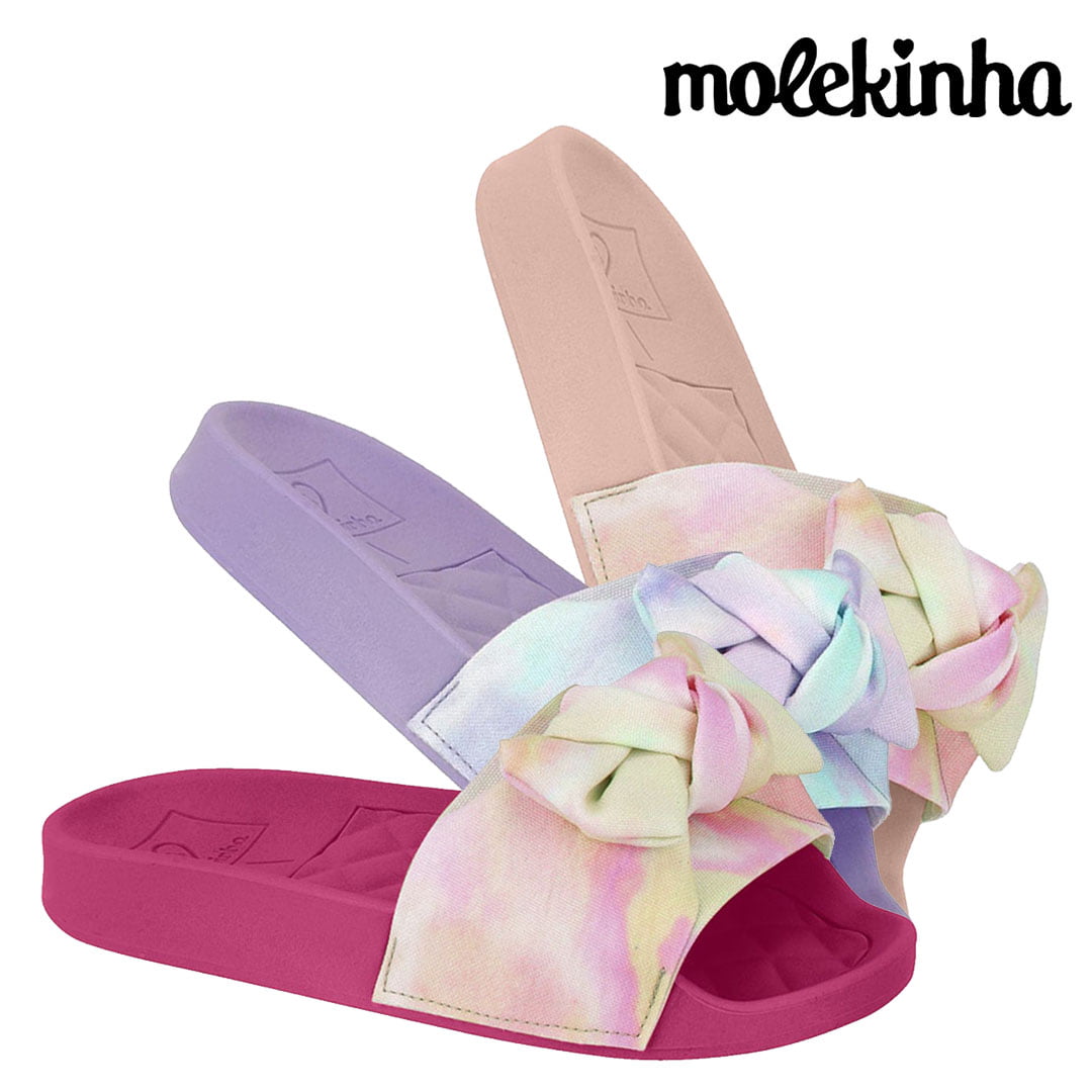 chinelo molekinha infantil