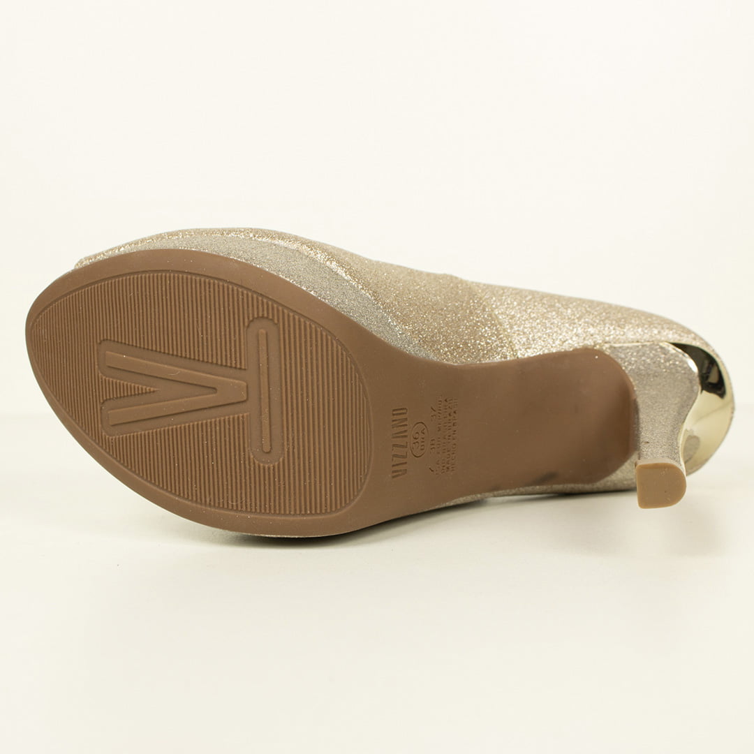 sapato meia pata peep toe