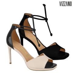 sandalias salto alto vizzano